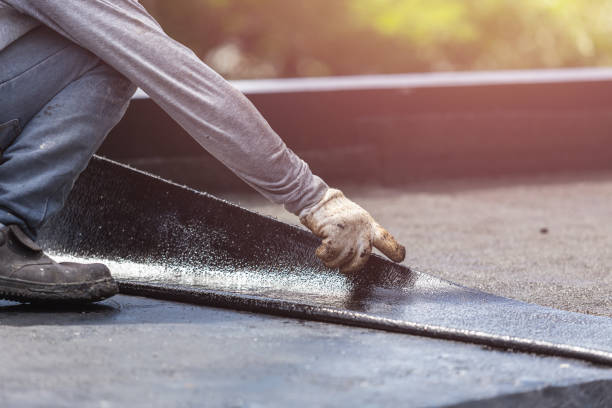 Professional Emergency Waterproofing technician working in Towaco, NJ